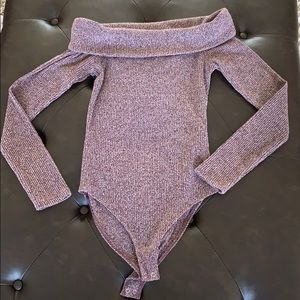 Off the shoulder bodysuit